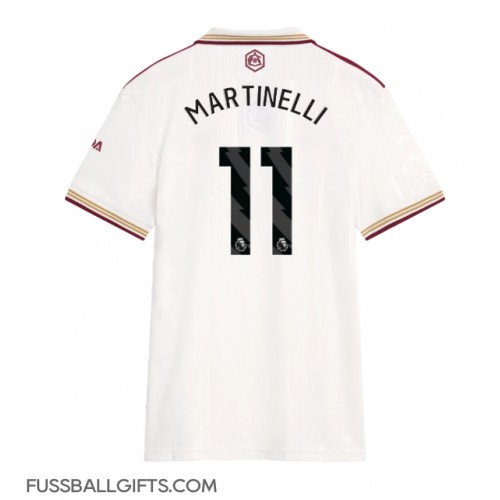 Arsenal Gabriel Martinelli #11 Fußballbekleidung 3rd trikot Damen 2025-26 Kurzarm